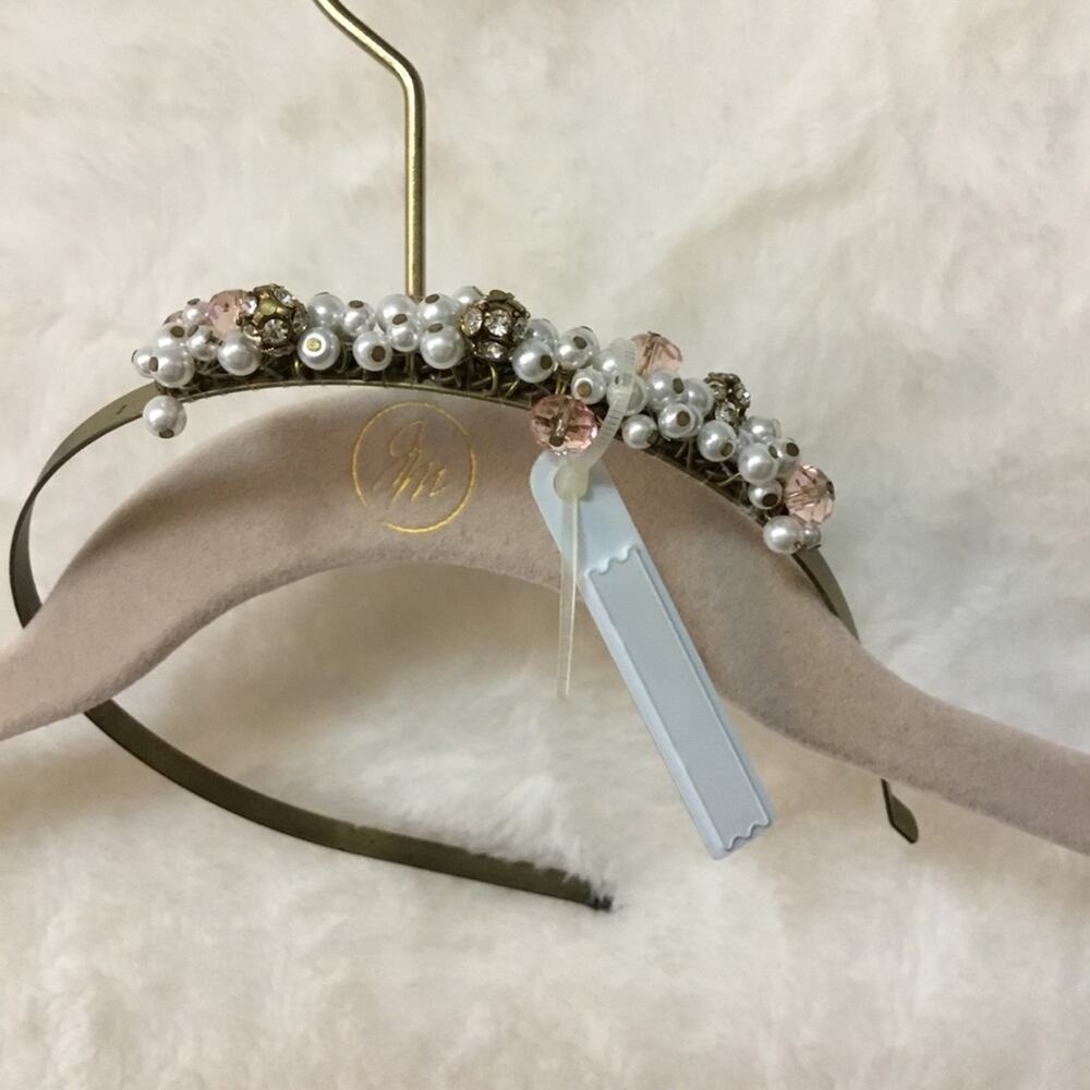 Pink & White Beaded Headband - Picture 6 of 8